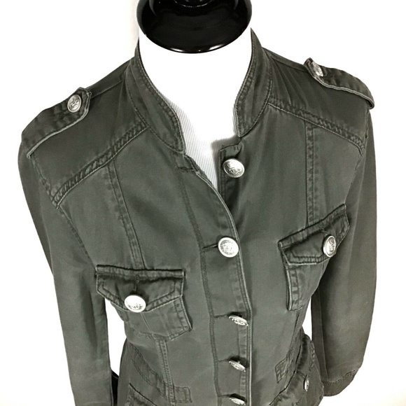 ❌SOLD❌Forever21 Army Green Military Utility Jacket - Picture 4 of 8